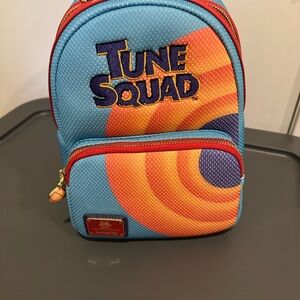 Loungefly Tune Squad Blue and Orange Backpack